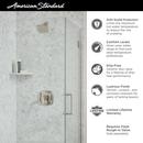One Handle Single Function Shower Faucet in Brushed Nickel (Trim Only) 