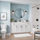 Two Handle Centerset Bathroom Sink Faucet in Matte Black 