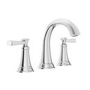 Two Handle Widespread Bathroom Sink Faucet in Polished Chrome 