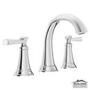 Two Handle Widespread Bathroom Sink Faucet in Polished Chrome