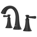 American Standard Matte Black Two Handle Widespread Bathroom Sink Faucet 