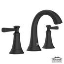 American Standard Matte Black Two Handle Widespread Bathroom Sink Faucet 