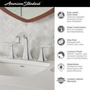 Two Handle Widespread Bathroom Sink Faucet in Brushed Nickel 
