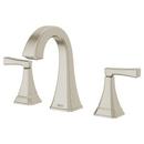 Two Handle Widespread Bathroom Sink Faucet in Brushed Nickel 