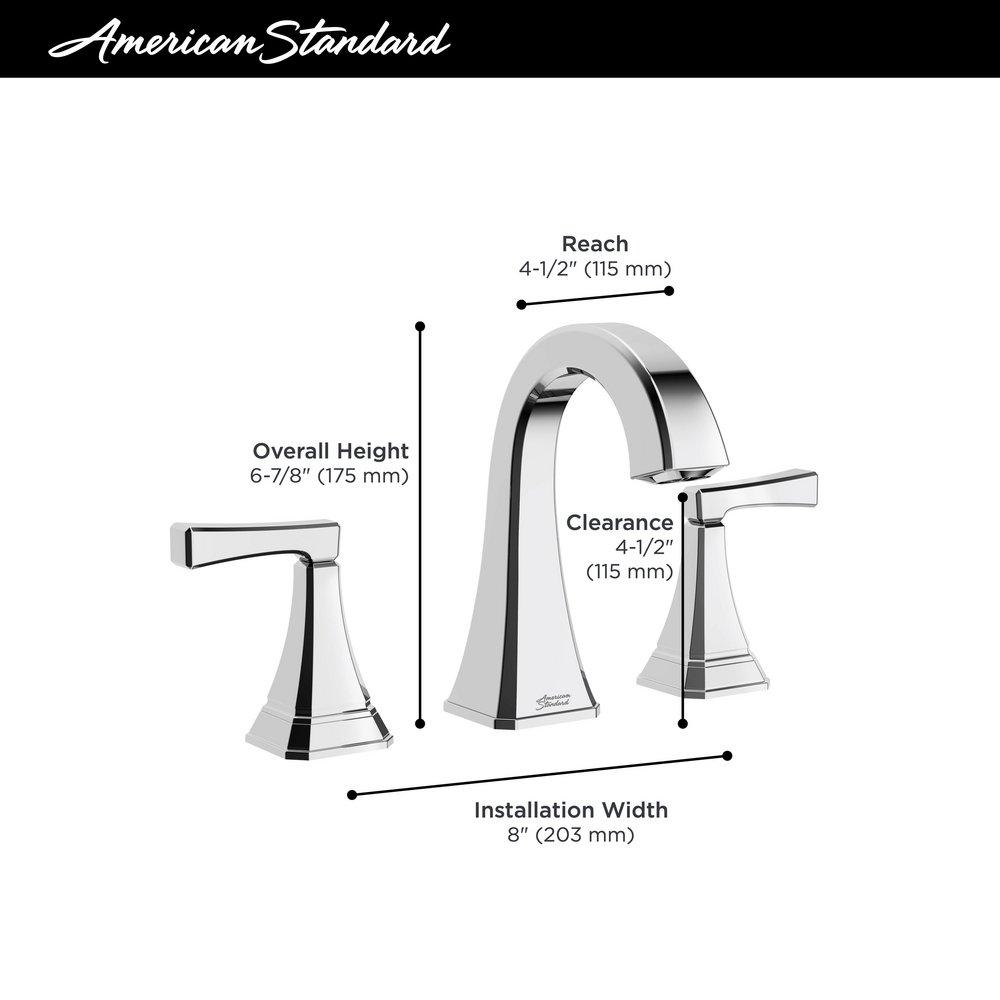 Two Handle Widespread Bathroom Sink Faucet in Brushed Nickel 