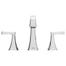 Two Handle Widespread Bathroom Sink Faucet in Polished Chrome 