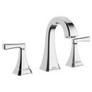 Two Handle Widespread Bathroom Sink Faucet in Polished Chrome 
