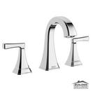 Two Handle Widespread Bathroom Sink Faucet in Polished Chrome