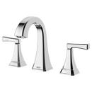 Two Handle Widespread Bathroom Sink Faucet in Polished Chrome 