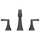 Two Handle Widespread Bathroom Sink Faucet in Matte Black 