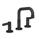 Two Handle Widespread Bathroom Sink Faucet in Flat Black