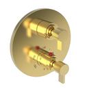 Two Handle Thermostatic Valve Trim in Polished Nickel