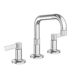 Two Handle Widespread Bathroom Sink Faucet in Polished Chrome