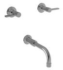Newport Brass Unlacquered Brass Two Handle Wall Mount Filler 