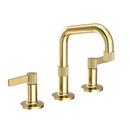Two Handle Widespread Bathroom Sink Faucet in Forever Brass PVD