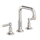 Two Handle Widespread Bathroom Sink Faucet in Polished Nickel
