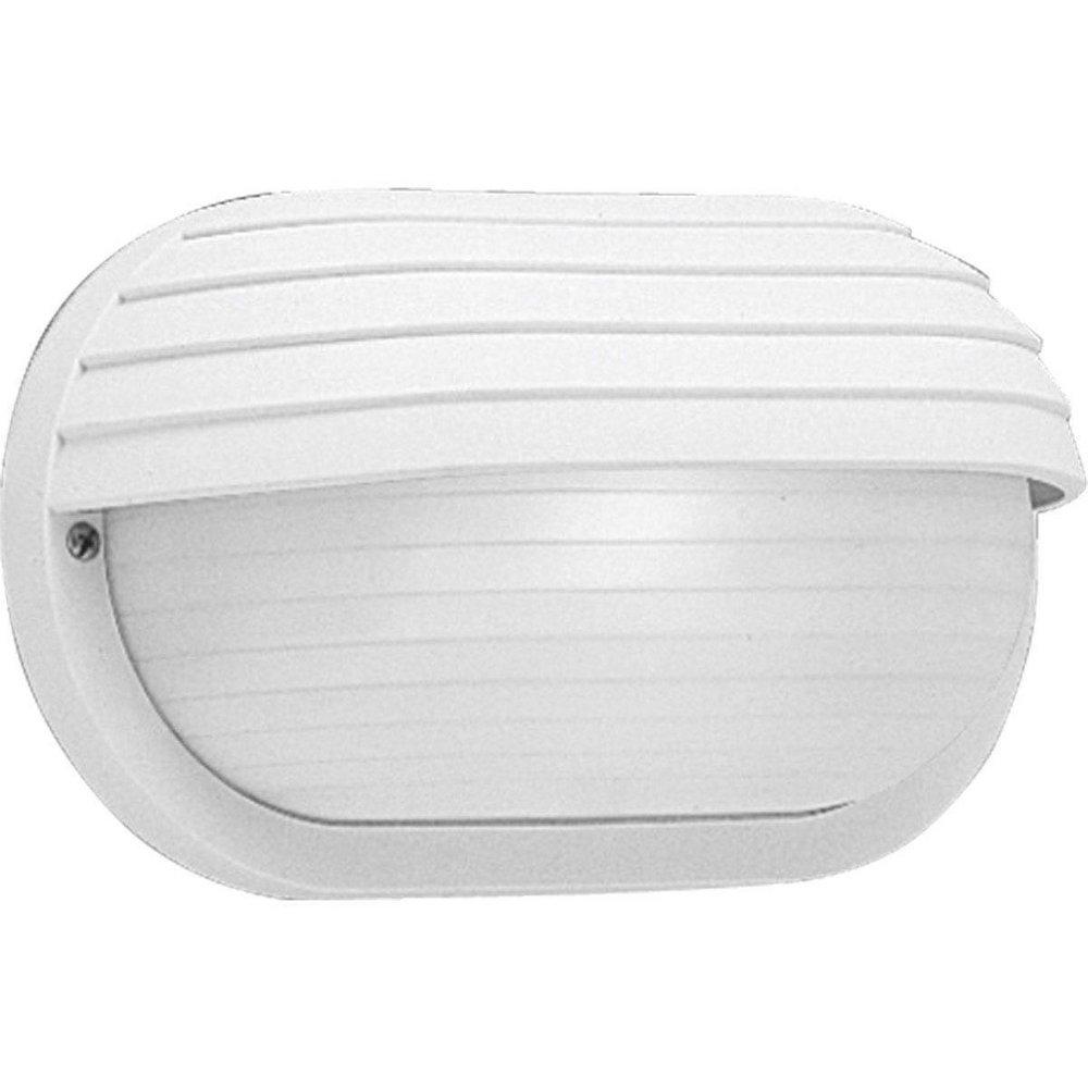 Progress Lighting White 5-7/8 in. 60W 1-Light Wall Lantern 