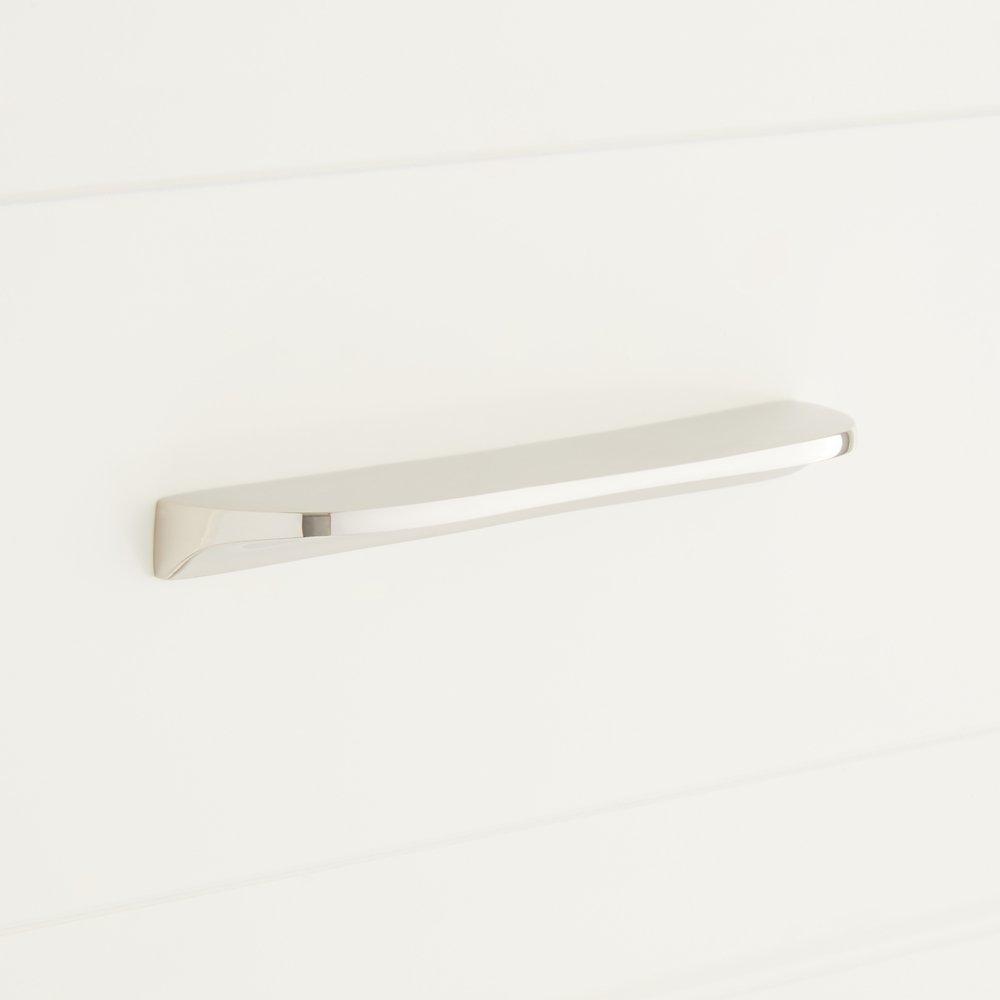 Signature Hardware Nickel Solid Brass Cabinet Pull 