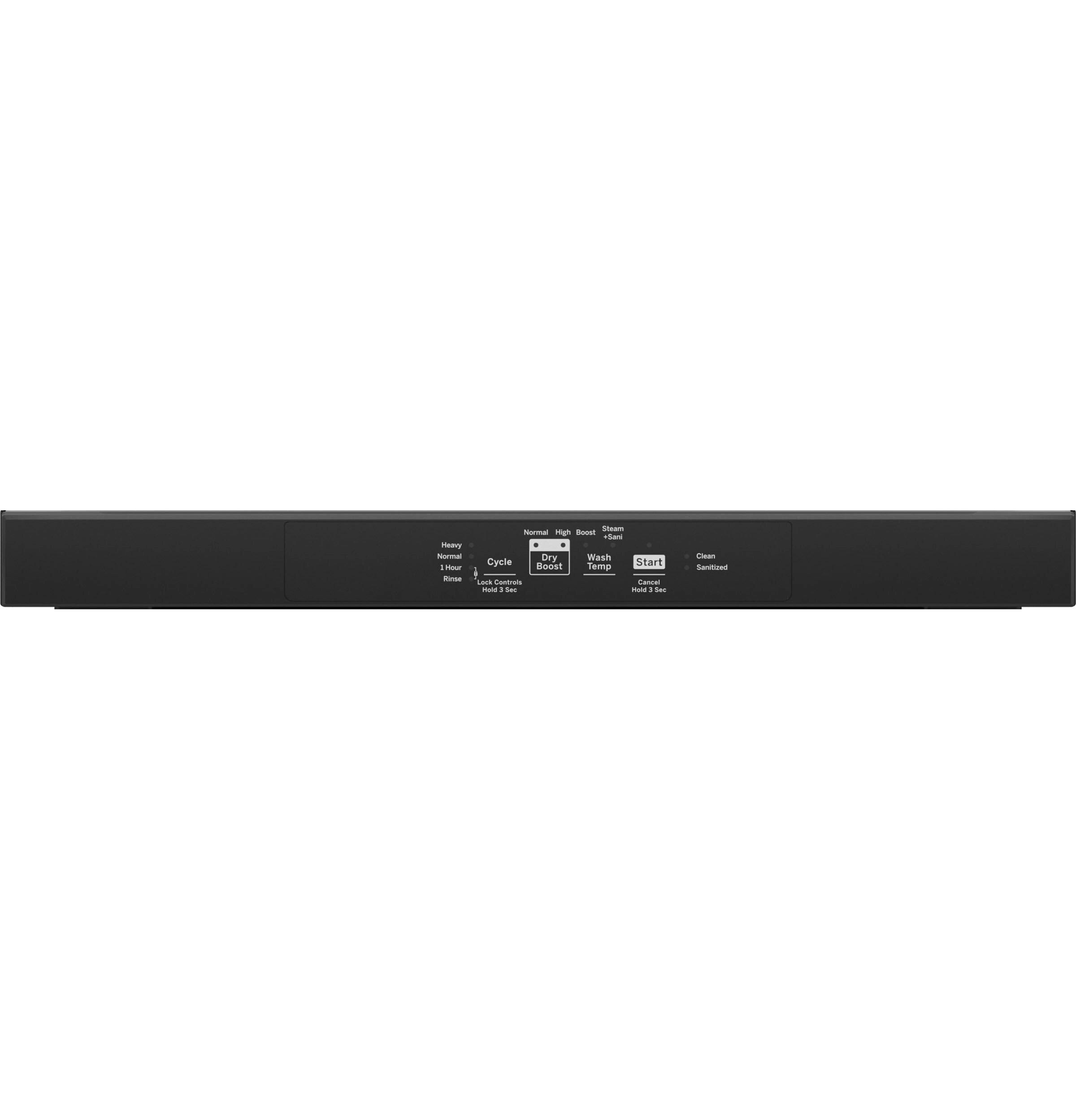 GE&reg; Black 23-3/4 in. Built-in Dishwasher 