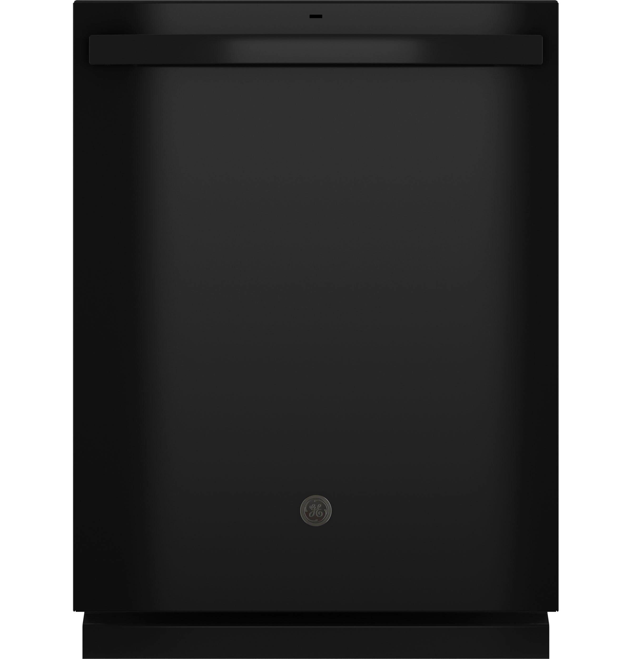 GE&reg; Black 23-3/4 in. Built-in Dishwasher 