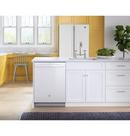 GE&reg; White 23-3/4 in. Built-in Dishwasher 