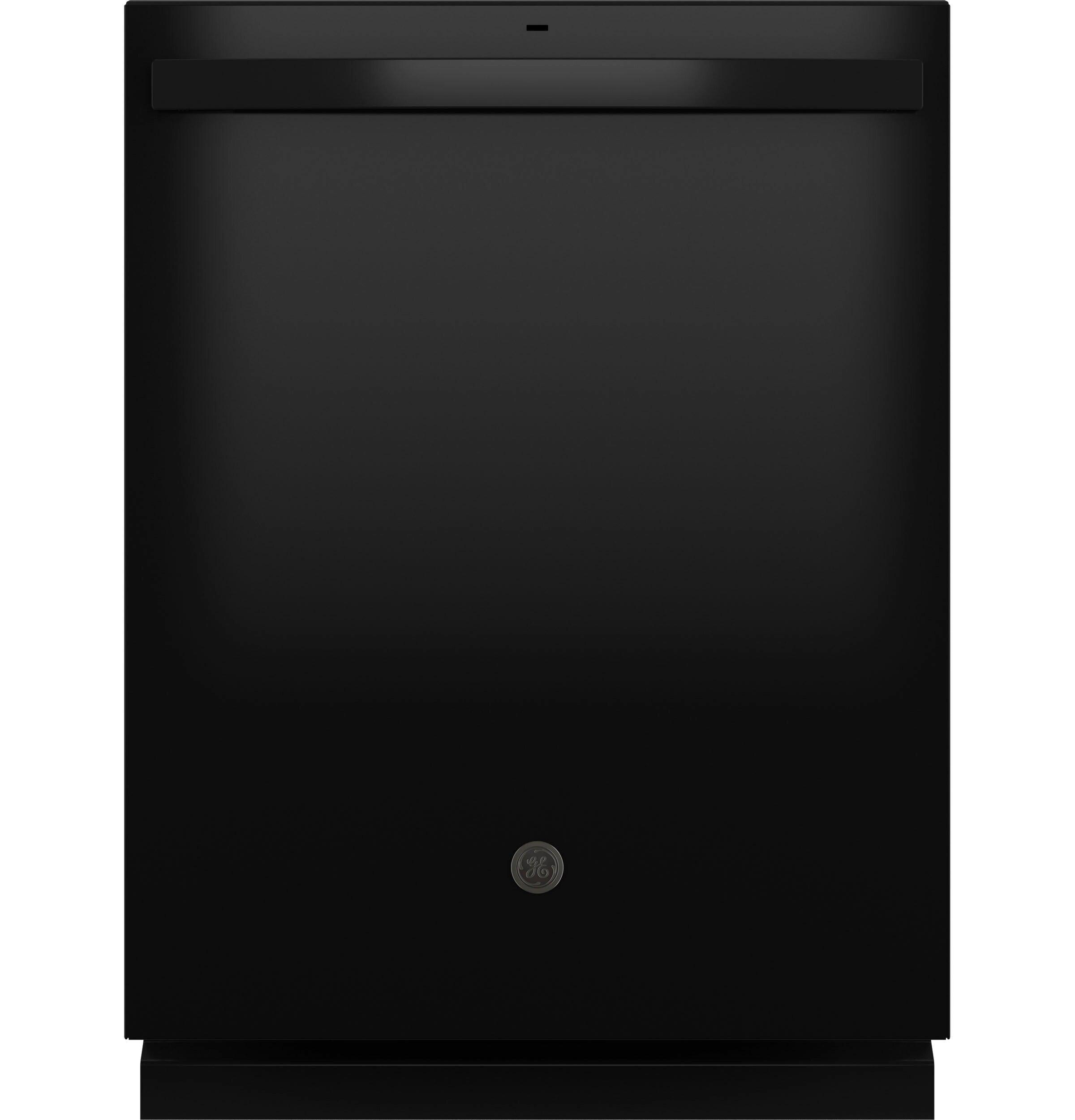 GE&reg; Black 23-3/4 in. Built-in Dishwasher 