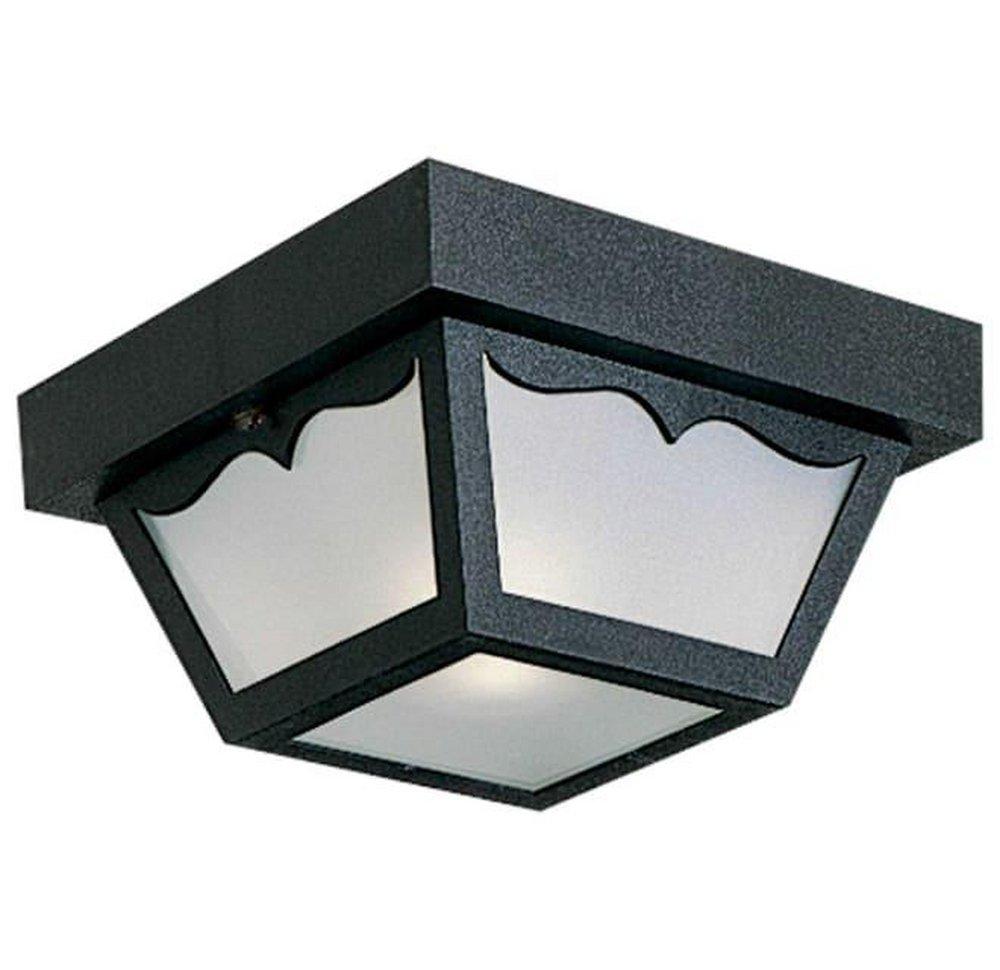 Progress Lighting Black 60W Medium Flush 