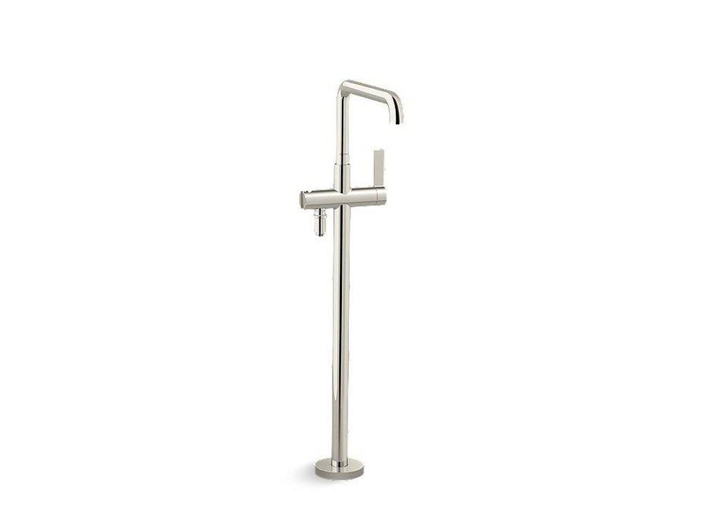 Kallista Polished Nickel Single Handle Lever Floor Mount Filler 