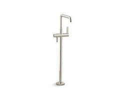 Single Handle Lever Floor Mount Filler in Polished Nickel