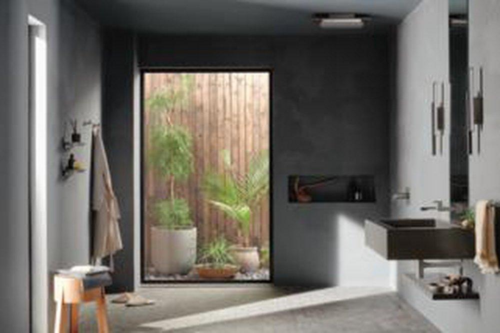 Brizo Brilliance Luxe Steel Two Handle Lever Handle Kit 