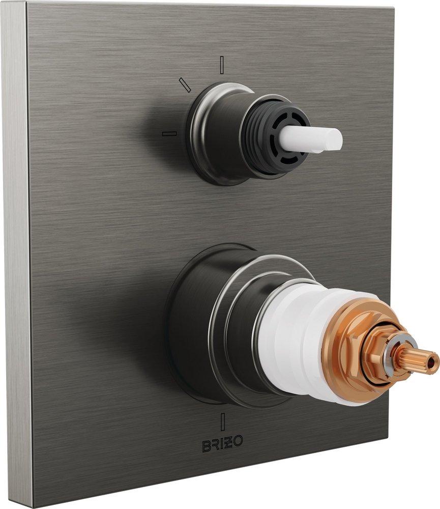 Brizo Brilliance Luxe Steel Multi Function Bathtub & Shower Faucet  (Trim Only) 