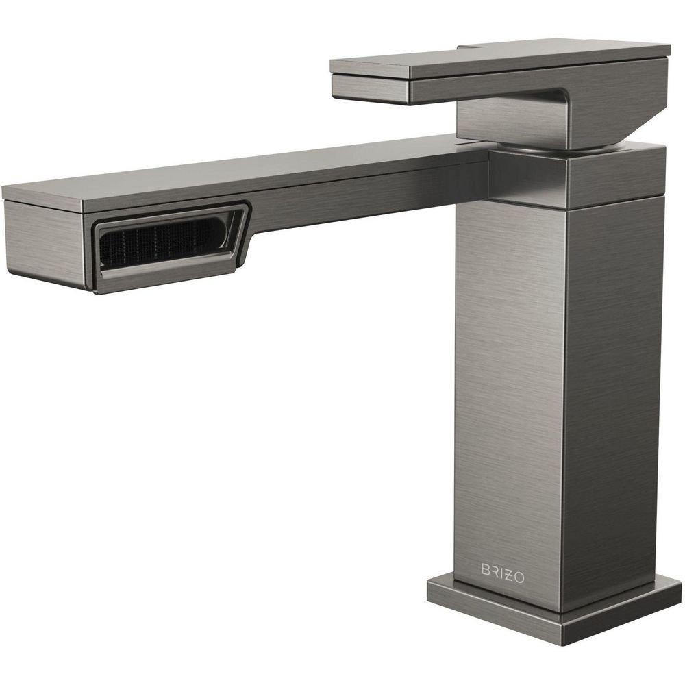 Brizo Brilliance Luxe Steel Single Handle Bathroom Sink Faucet 