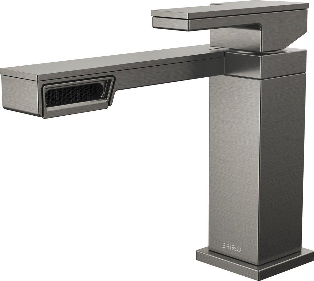 Brizo Luxe Steel Single Handle Bathroom Sink Faucet 