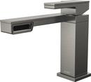 Single Handle Monoblock Bathroom Sink Faucet in Brilliance® Luxe Steel®
