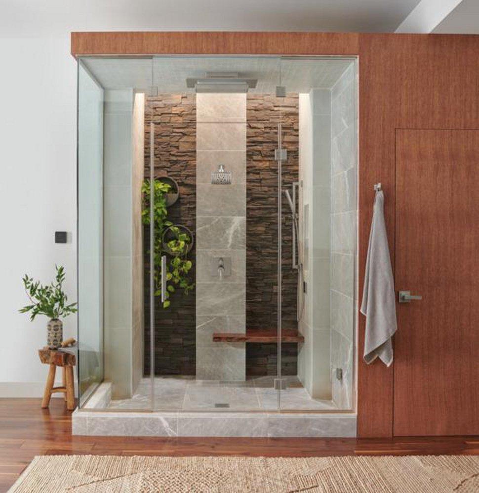 Brizo Luxe Nickel Single Function Showerhead 