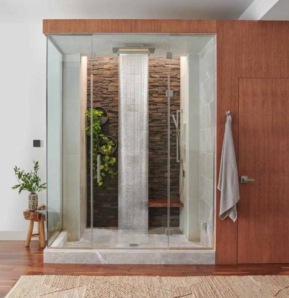 Brizo Luxe Nickel Single Function Showerhead 