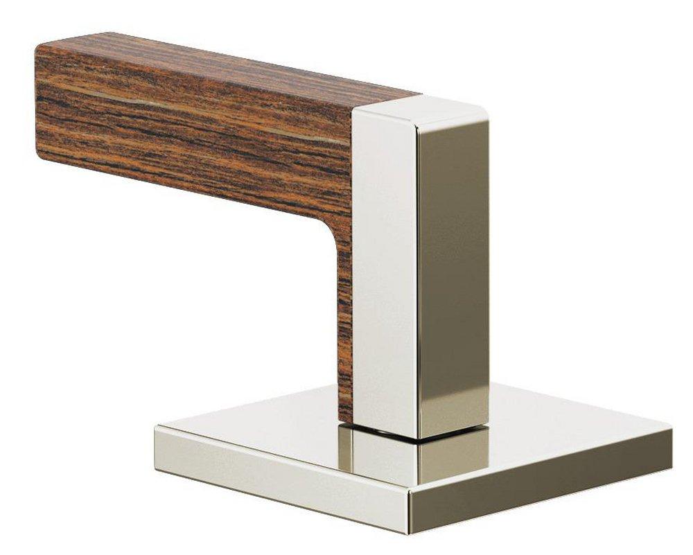Brizo Polished Nickel Wood Zinc Handle Kit 