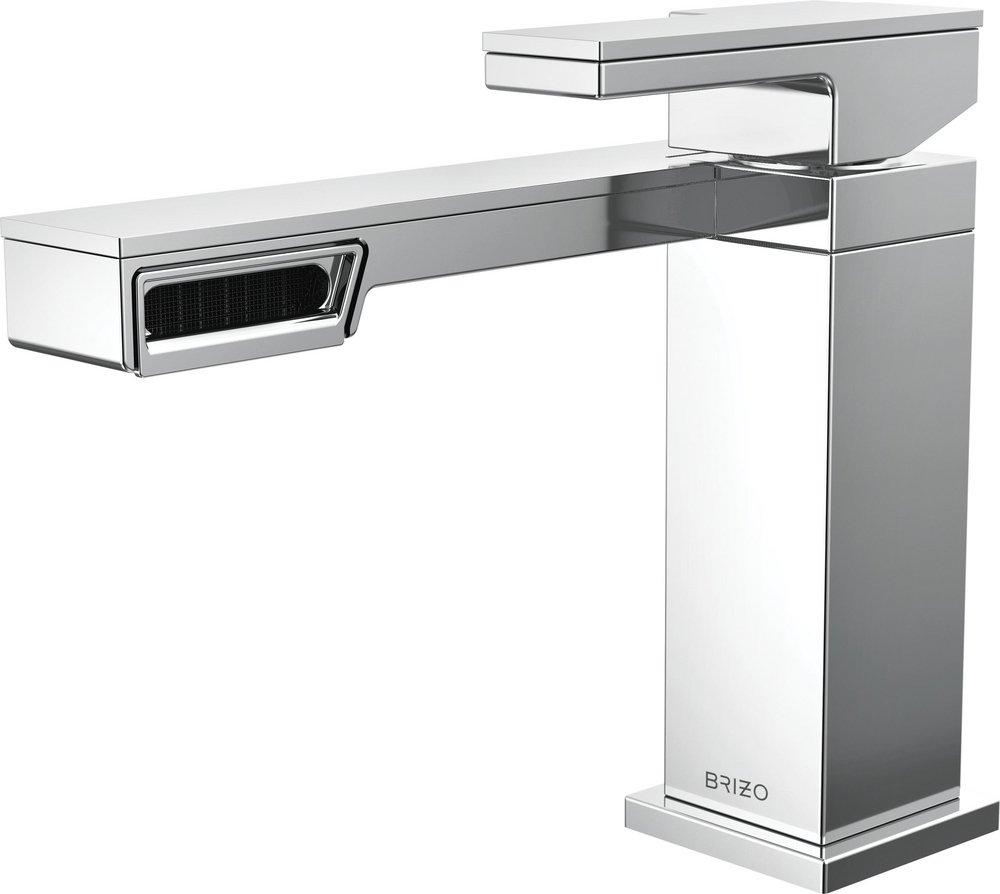 Brizo Chrome Single Handle Monoblock Bathroom Sink Faucet Lever Handle 