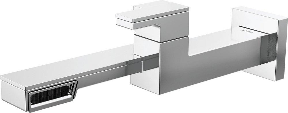 Brizo Chrome Single Handle Wall Mount Bathroom Sink Faucet 