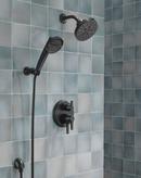 Delta Faucet Matte Black Two Handle Pressure Balancing Valve Trim 