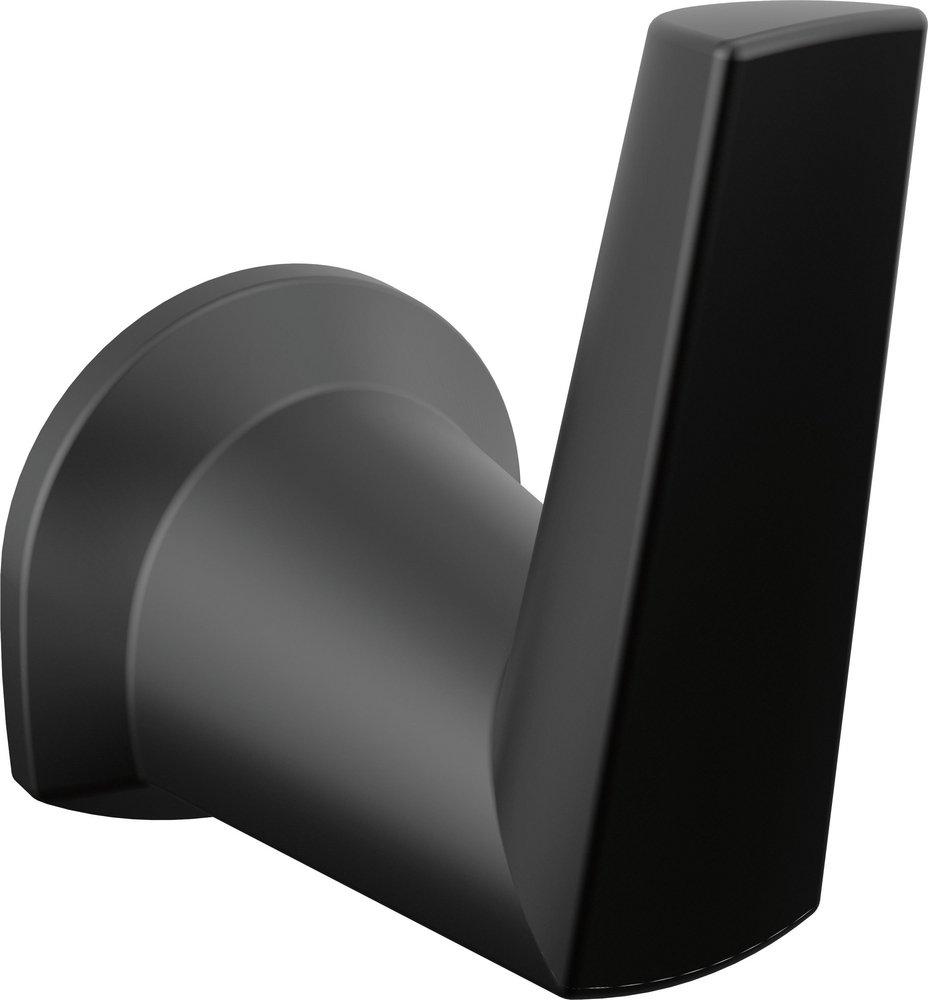 Delta Faucet Matte Black 1-Hook Robe Hook 