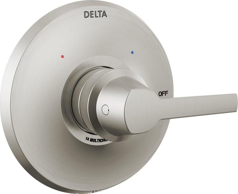 Delta Faucet Lumicoat Stainless Single Handle Bathtub & Shower Faucet (Trim Only) 