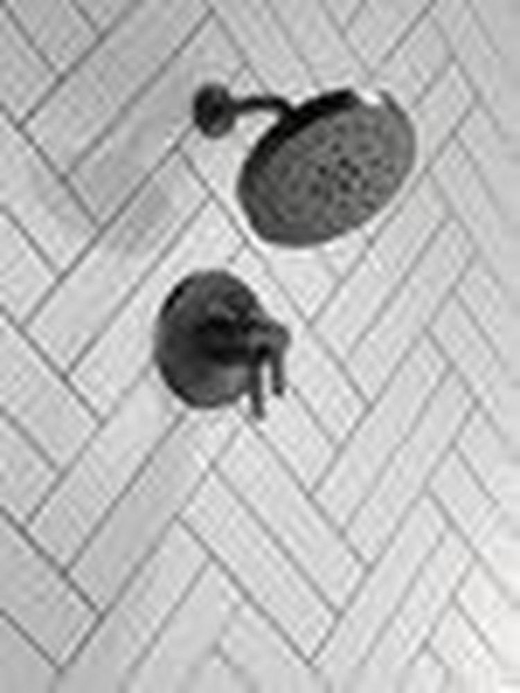 Delta Faucet Matte Black Two Handle Multi Function Shower Faucet (Trim Only) 