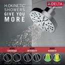 Delta Faucet Lumicoat Chrome Two Handle Multi Function Shower Faucet (Trim Only) 