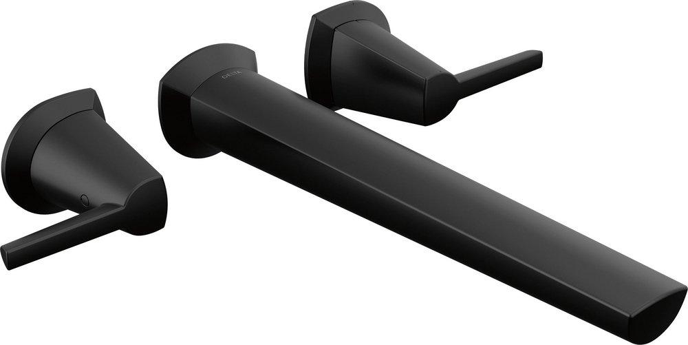GALEON WALL MOUNT TUB FILLER MATTE BLACK 