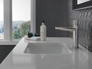 Delta Faucet Lumicoat Stainless Single Handle Monoblock Bathroom Sink Faucet 