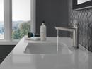 Delta Faucet Lumicoat Stainless Single Handle Monoblock Bathroom Sink Faucet 