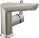 Single Handle Monoblock Bathroom Sink Faucet in Lumicoat® Stainless