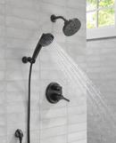 Delta Faucet Matte Black Two Handle Pressure Balancing Valve Trim 