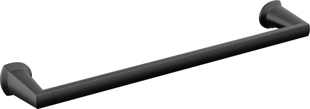Delta Faucet Matte Black 18 in. Towel Bar 